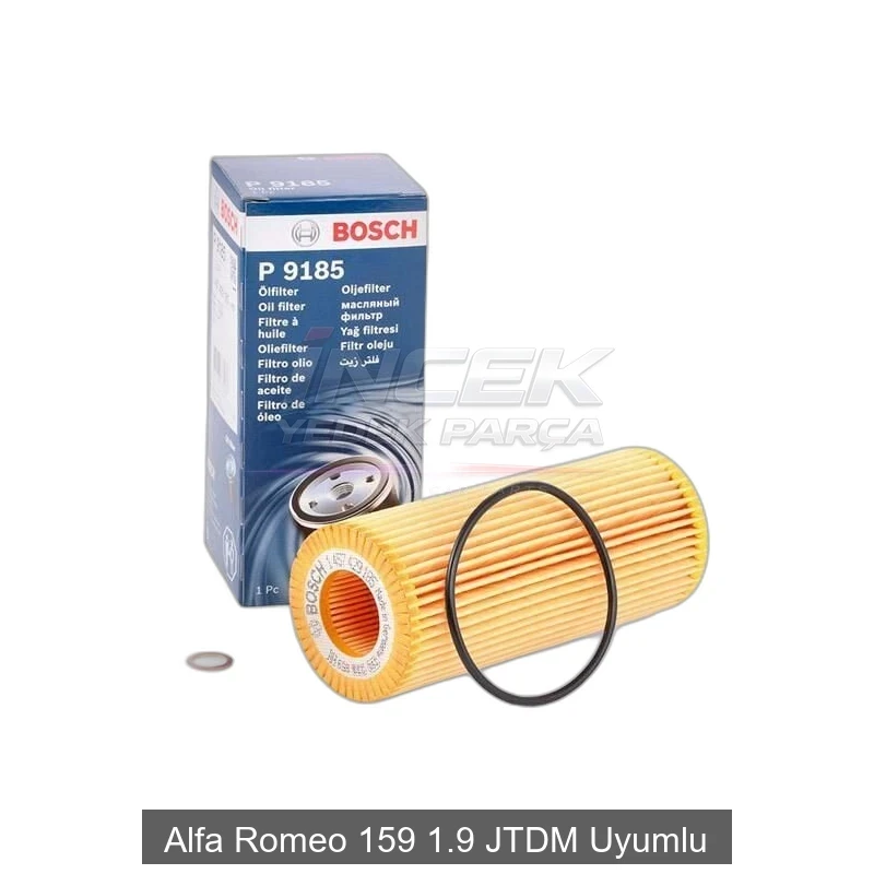 Alfa Romeo 159 1.9 JTDM Yağ Filtresi 55198675