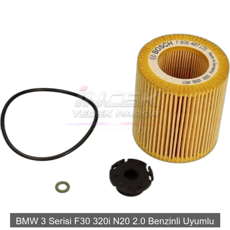 BMW 3 Serisi F30 320i N20 2.0 Benzinli Yağ Filtresi 11427640862