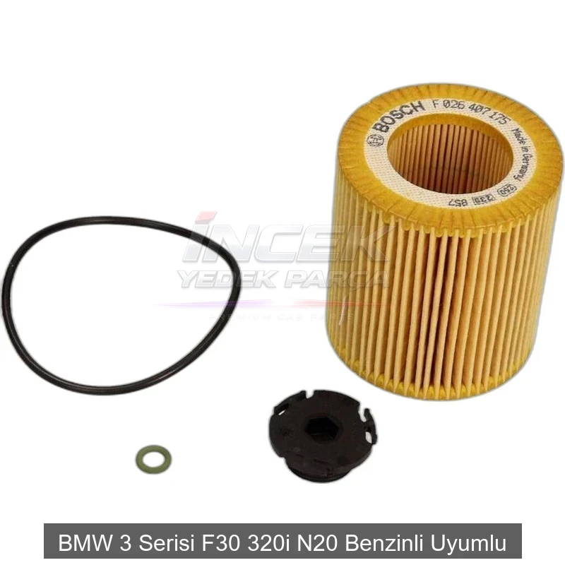 BMW 3 Serisi F30 320i N20 Benzinli Yağ Filtresi 11428683204