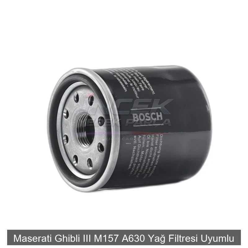 Maserati Ghibli III M157 A630 Yağ Filtresi 68109834AA