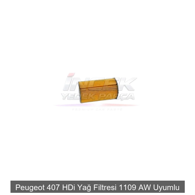 Peugeot 407 HDi Yağ Filtresi 1109 AW